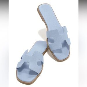Blue Bianka Sandals